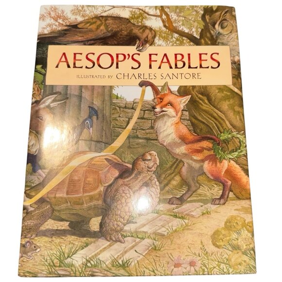 AESOP'S FABLES Illustrated by Charles Santore 2010 HC/DJ Kohl's Cares Hardcover - Picture 1 of 6